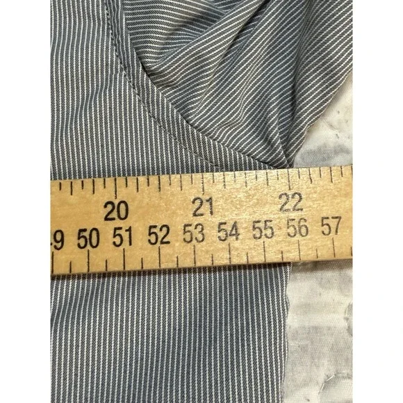 PONCHO Men Long Sleeve Performance Nylon  The Gray Ghost Button Up Stretch - Med - Picture 9 of 11